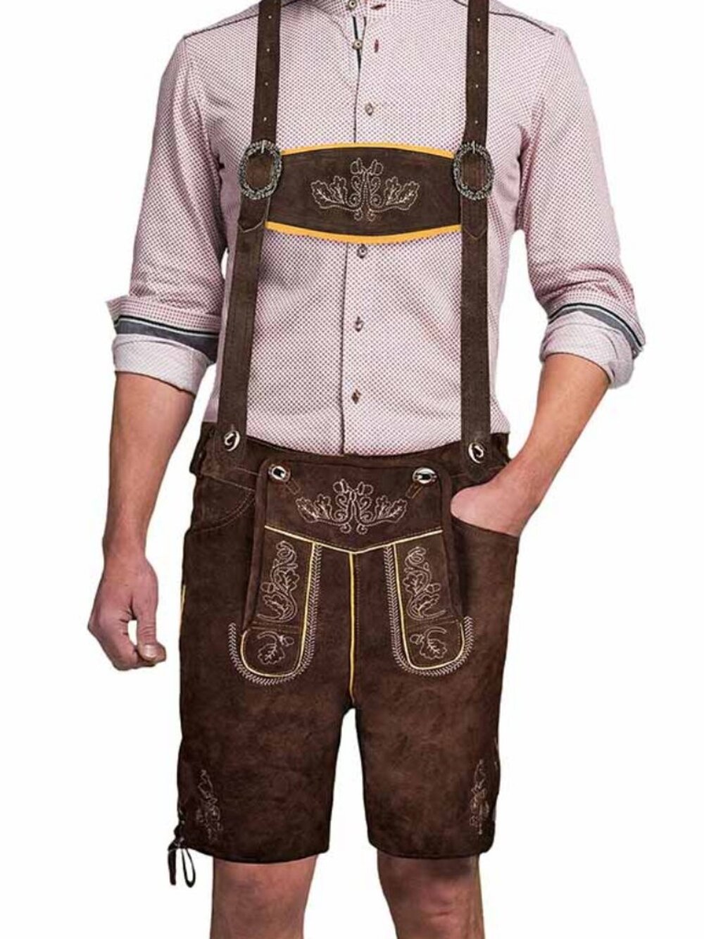 Men Lederhosen Vintage Authentic Lederhosen Genuine Suede Octoberfest Costumes